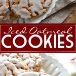 Iced Oatmeal Cookies