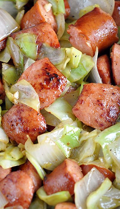 Kielbasa and Cabbage Skillet | YourCookNow
