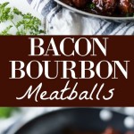 Bacon Bourbon Meatballs