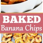 Homemade Baked Banana Chips