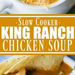 (Slow Cooker) King Ranch Chicken Soup