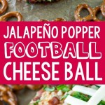 Jalapeño Popper Football Cheese Ball