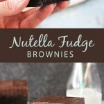 Nutella Fudge Brownies