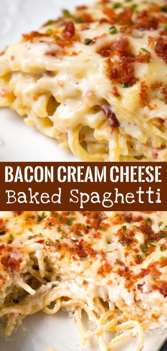 Bacon-Cream-Cheese-Baked-Spaghetti