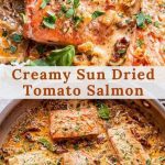 Creamy Sun Dried Tomato Salmon