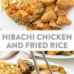Hibachi Chicken with Fried Rice and Vegetables