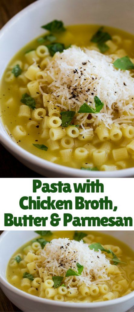 Pasta-with-Chicken-Broth-Butter-and-Parmesan
