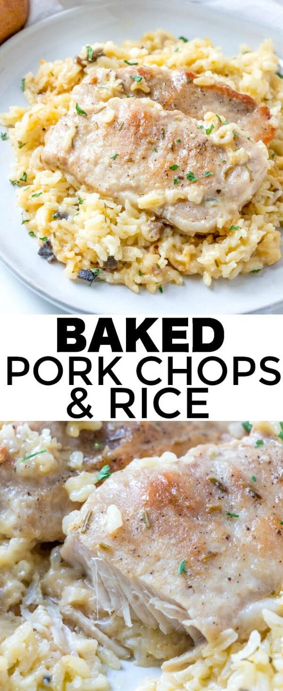 Baked-Pork-Chops-&-Rice