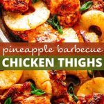 Pineapple Barbecue Chicken Thighs