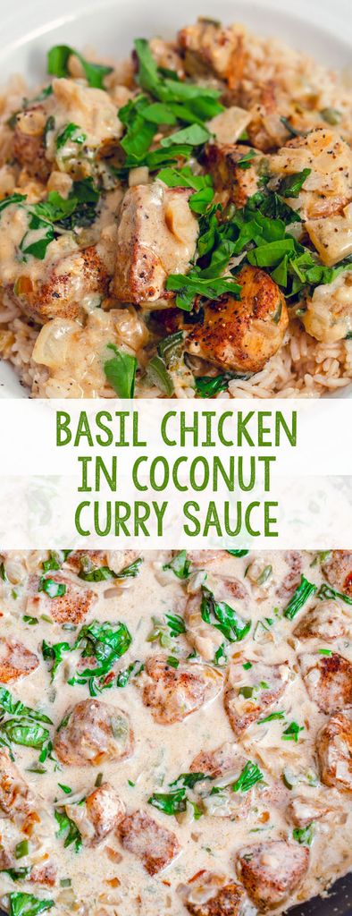 Basil-Chicken-in-Coconut-Curry-Sauce