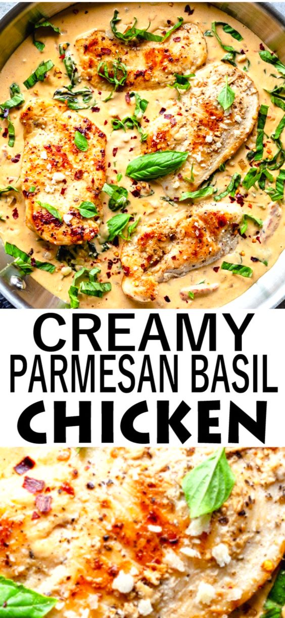 Creamy-Parmesan-Basil-Chicken-Recipe