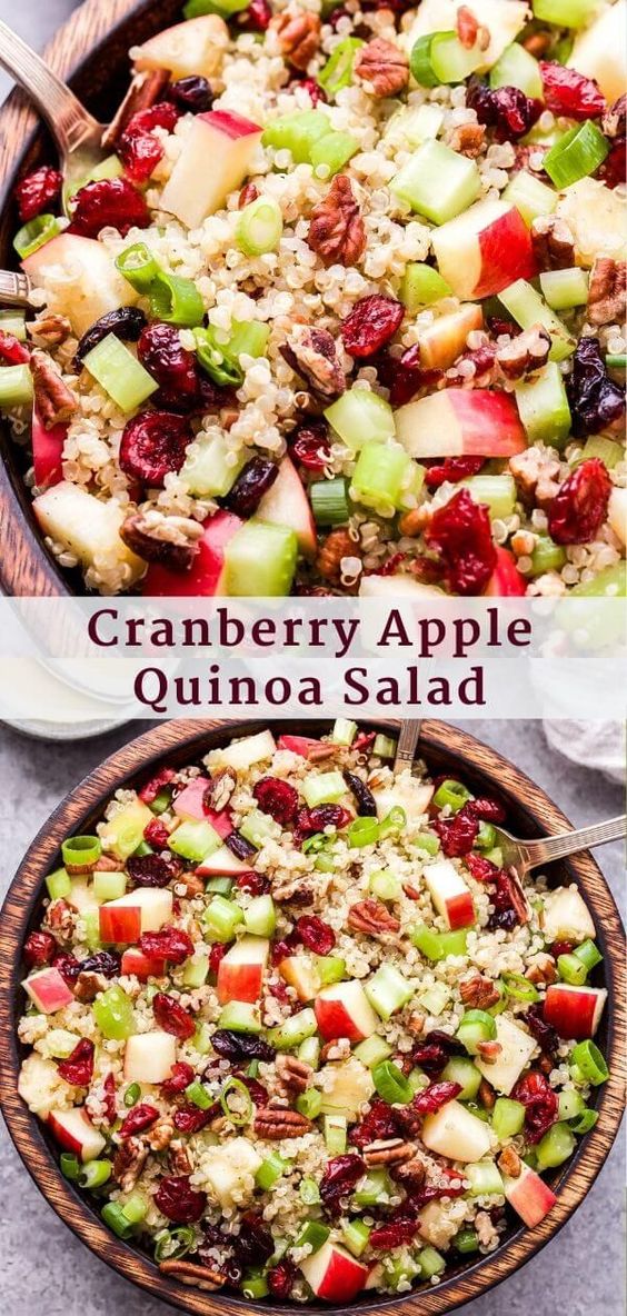 Cranberry-Apple-Quinoa-Salad