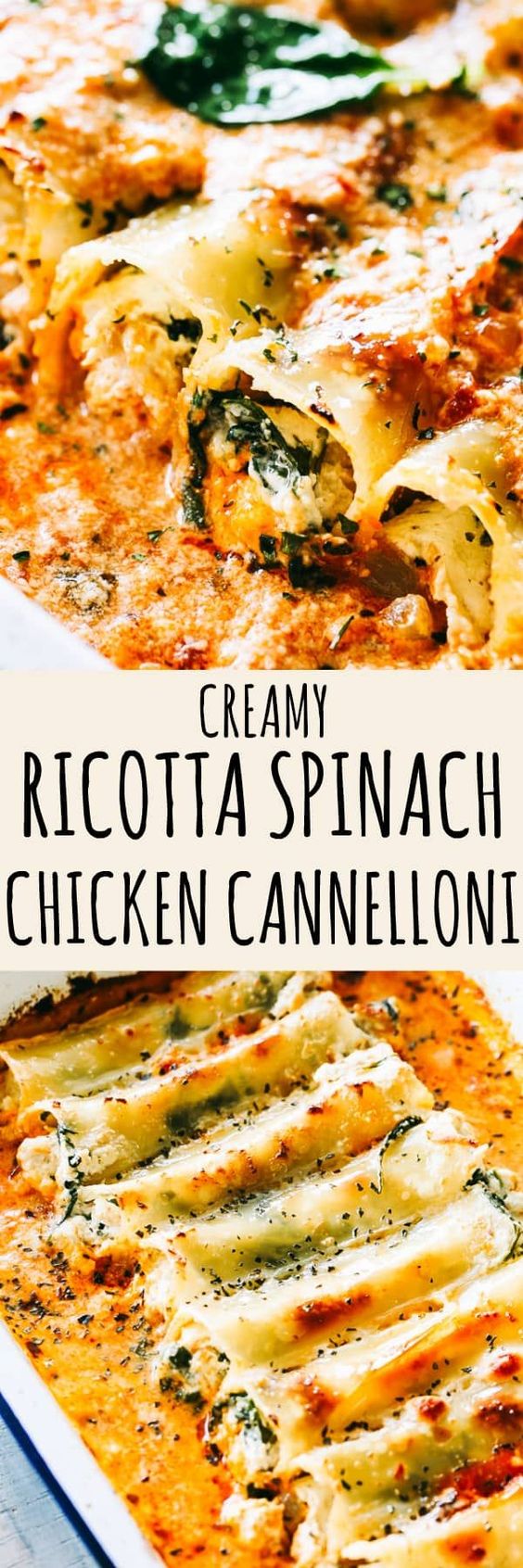 Creamy-Ricotta-Spinach-and-Chicken-Cannelloni