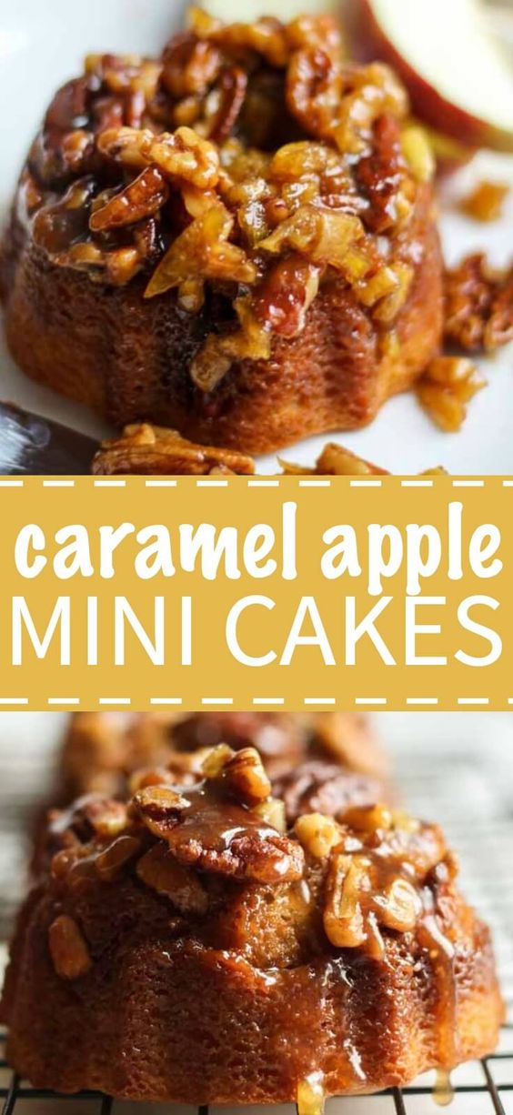 Caramel-Apple-Mini-Cakes