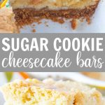 Sugar Cookie Cheesecake Bars