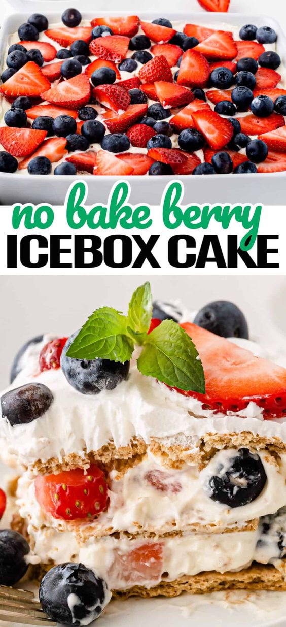 No-Bake-Berry-Icebox-Cake