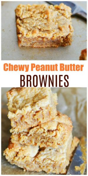 Chewy Peanut Butter Brownies Recipe | YourCookNow