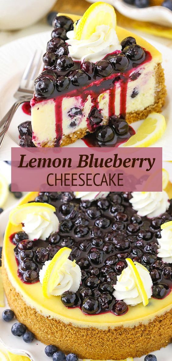 Lemon-Blueberry-Cheesecake
