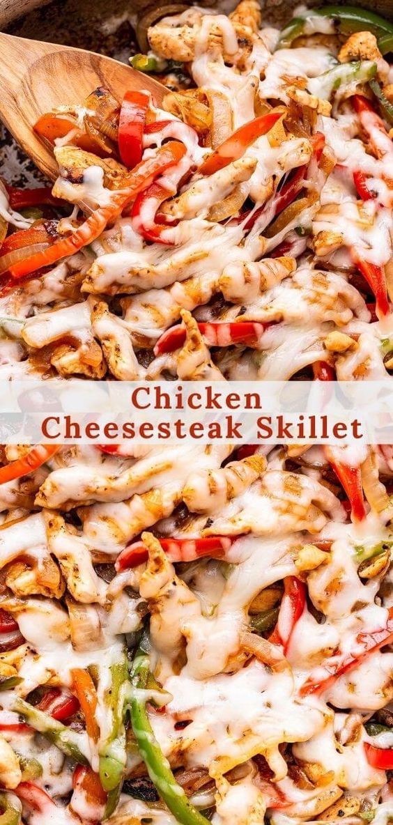 Chicken-Cheesesteak-Skillet