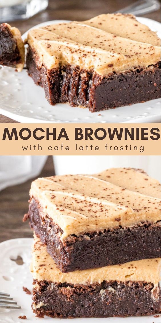 Mocha-Brownies-with-Cafe-Latte-Frosting