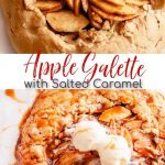 Apple Galette with Salted Caramel Sauce