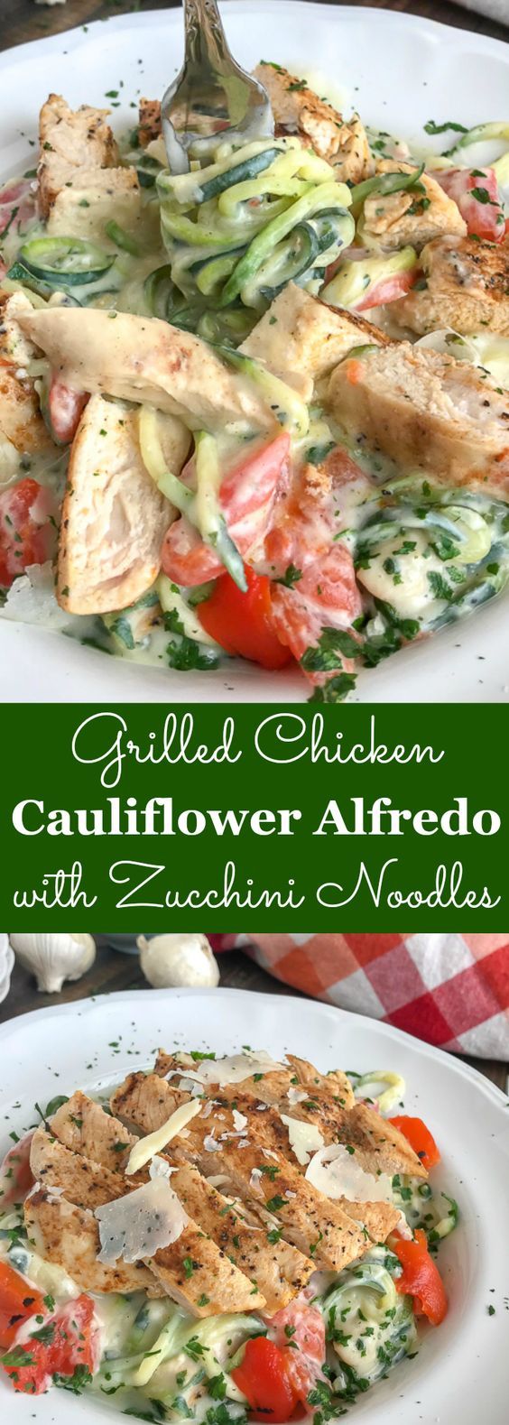 Grilled-Chicken-Cauliflower-Alfredo-with-Zucchini-Noodles