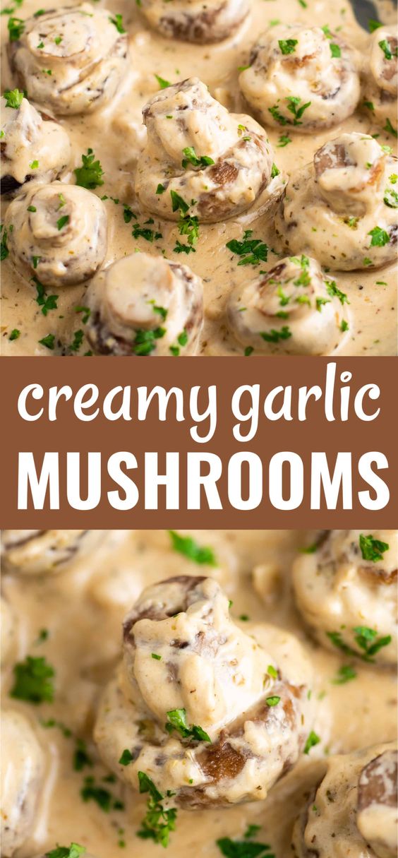 Creamy-Garlic-Mushrooms-Recipe