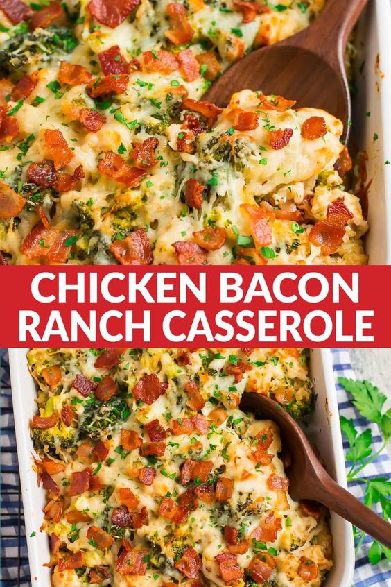 Chicken-Bacon-Ranch-Casserole
