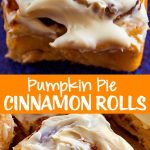 Pumpkin Pie Cinnamon Rolls