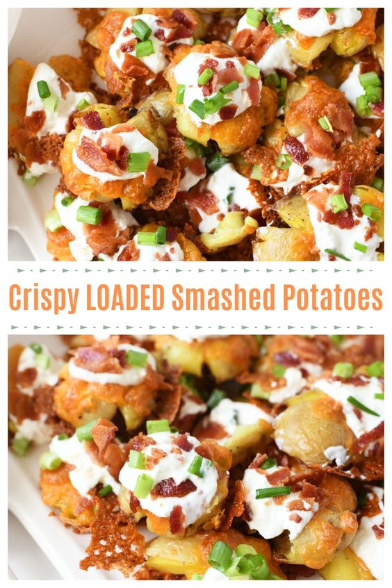 Easy-Oven-Baked-Loaded-Smashed-Baby-Potatoes
