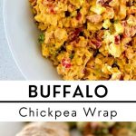 Buffalo Chickpea Wrap
