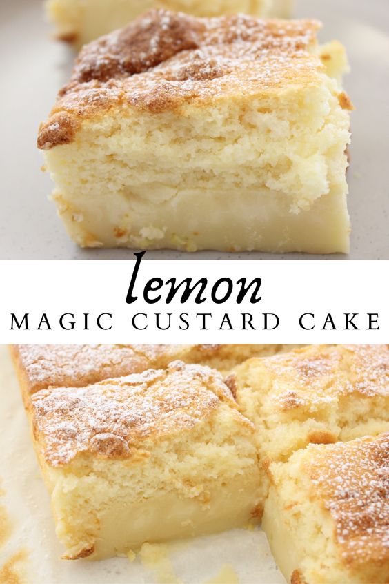 Lemon-Magic-Custard-Cake