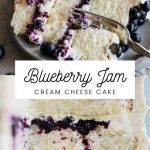 Blueberry Jam and Cream Cake