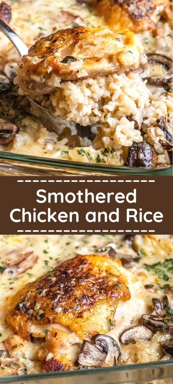 Smothered-Chicken-and-Rice