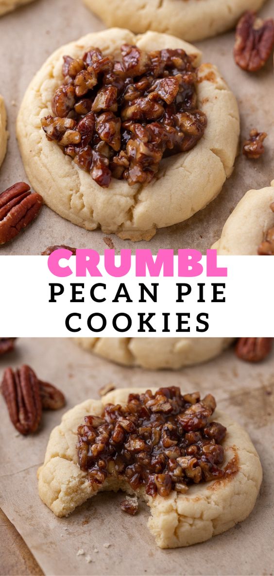 Crumbl-Pecan-Pie-cookies-with-sugar-cookies
