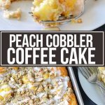 Peach Cobbler Coffee Cake