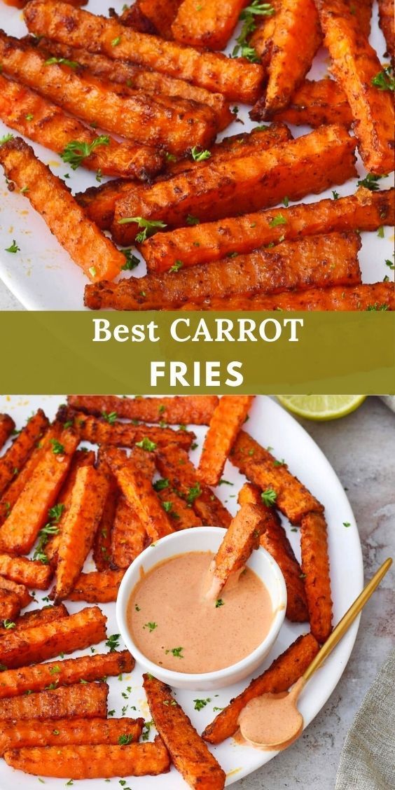 Carrot-Fries-|Baked or Air Fried (Low-Carb)