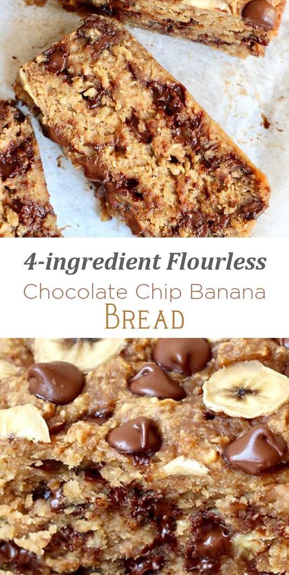 4-Ingredient-Flourless-Chocolate-Chip-Banana-Bread