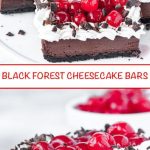 Black Forest Cheesecake Bars