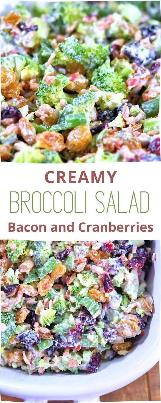 Broccoli-Bacon-Cranberry-Salad