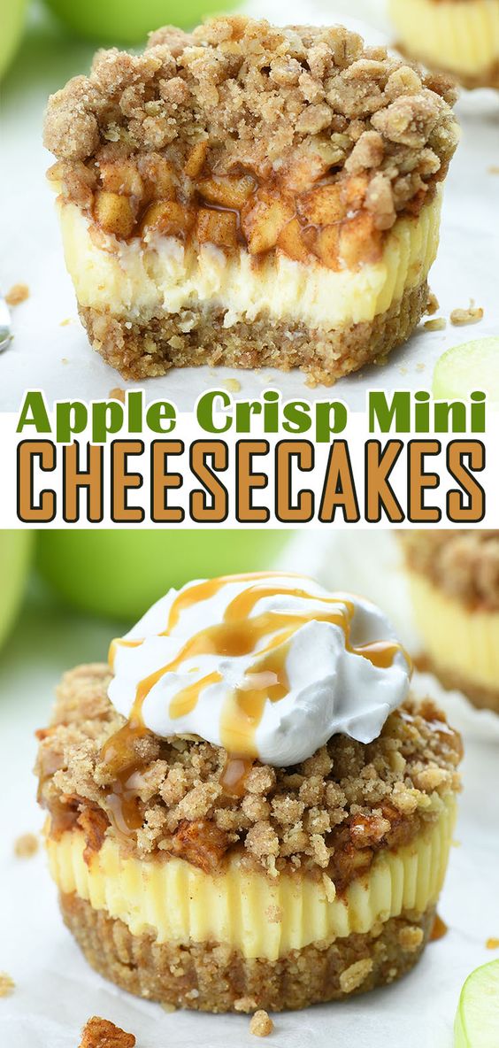 Apple-Crisp-Mini-Cheesecakes