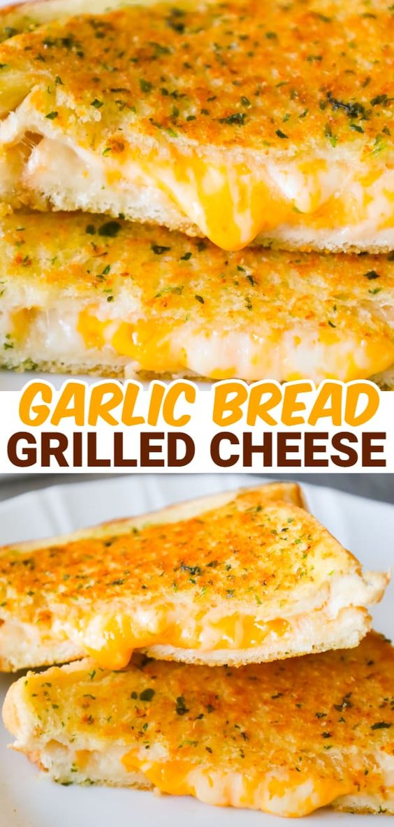 Garlic-Bread-Grilled-Cheese