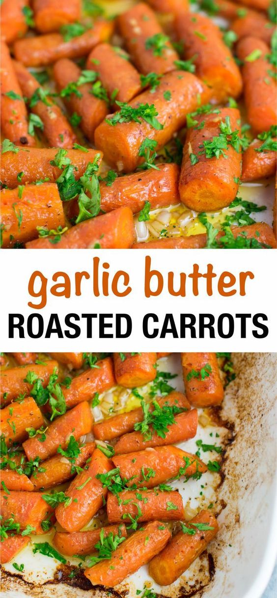 Garlic-Butter-Roasted-Carrots-Recipe
