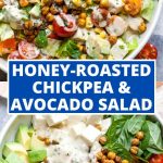 Honey Roasted Chickpea and Avocado Salad