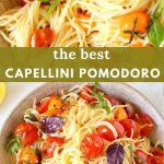 Capellini Pomodoro Recipe