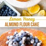 Honey Lemon Almond Flour Cake