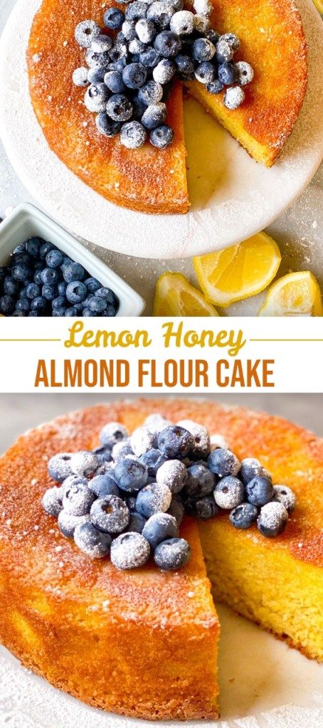 Honey-Lemon-Almond-Flour-Cake