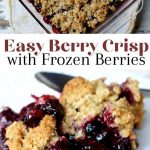 Triple Berry Crisp with Oat Crumble