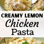Creamy Lemon Chicken with Pasta(Bowties or Farfalle)