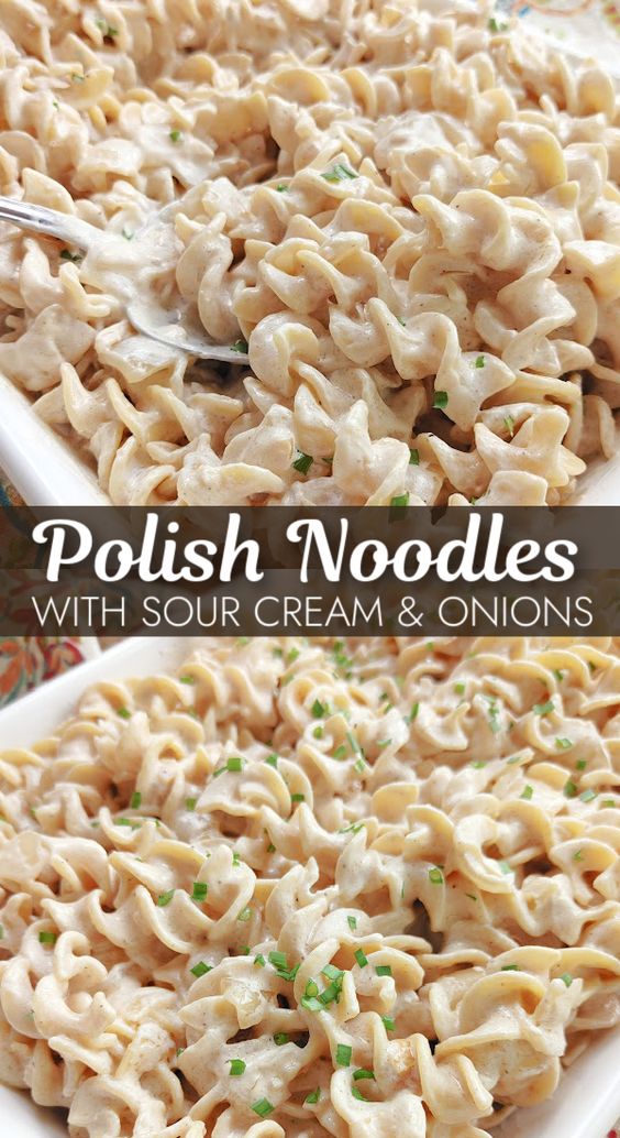 Polish-Noodles-with-Sour-Cream-&-Onions